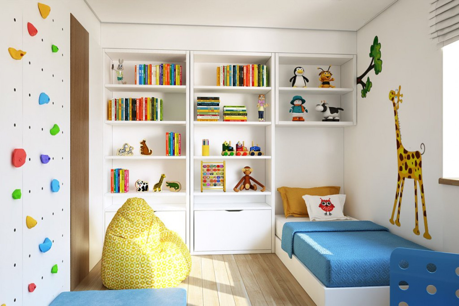 Как создать уютное и функциональное пространство в детской комнате с помощью практичной мебели