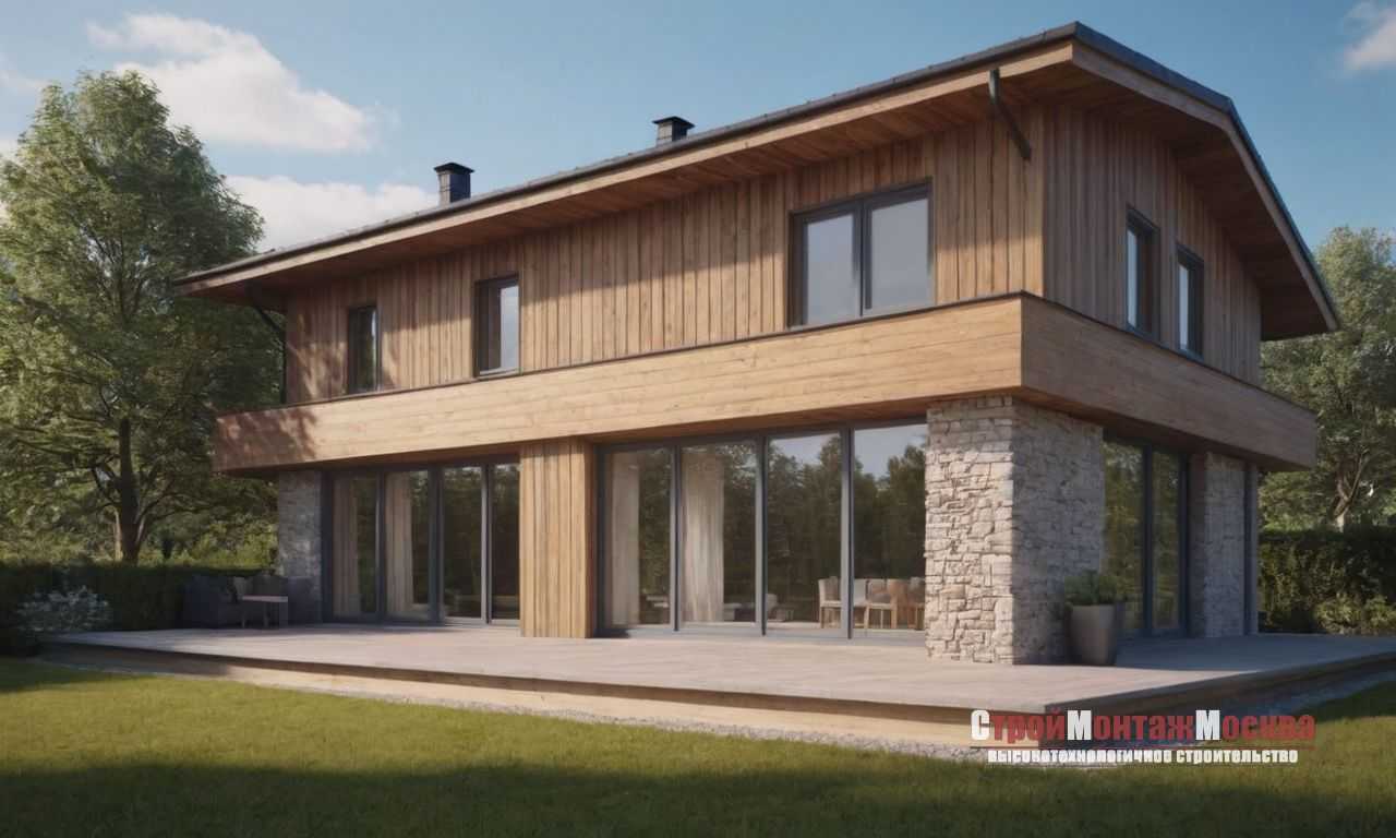 Тренды цветов фасадов на 2025 год для стильного и современного дома