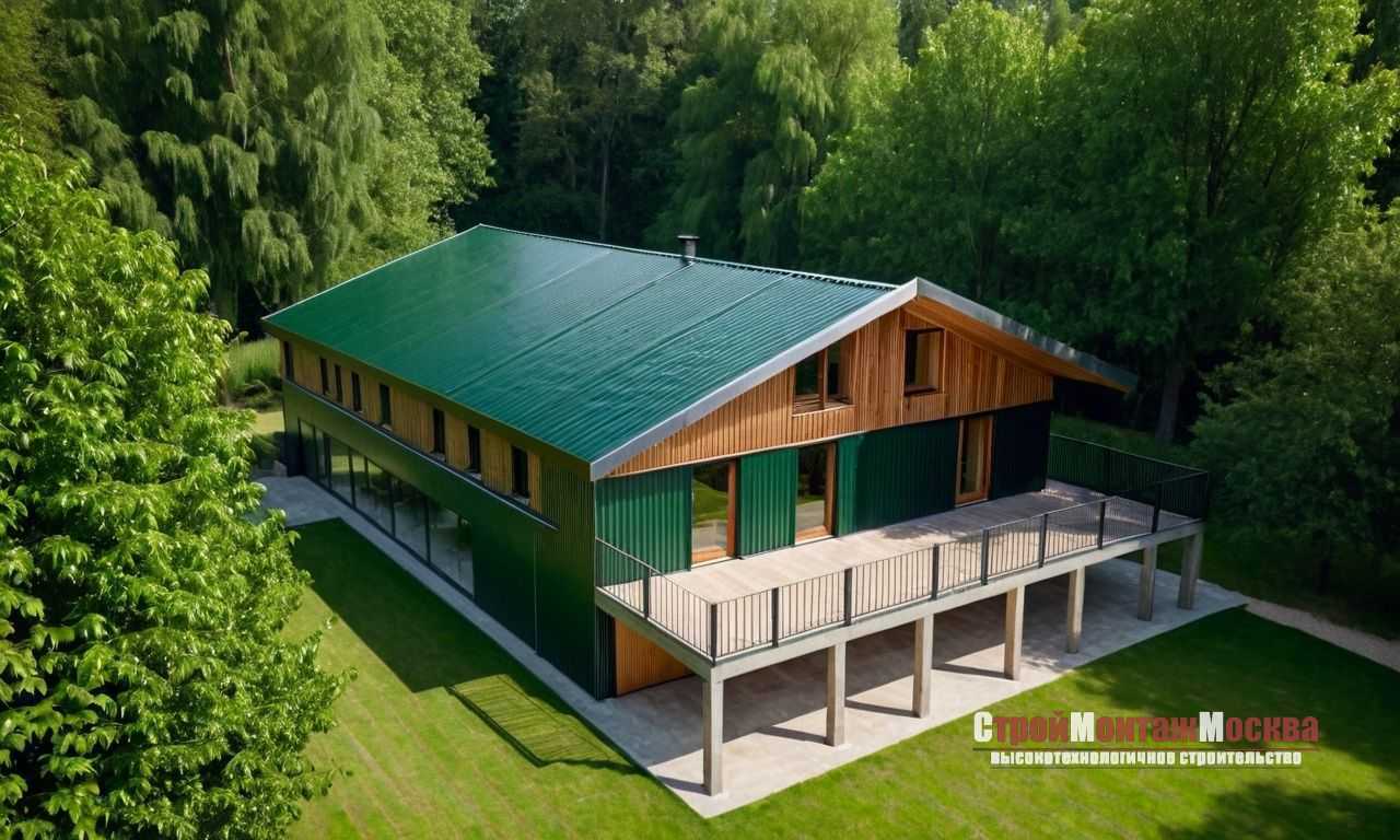 3. Установка конькового профиля