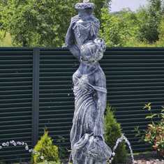 Декоративные элементы в саду: статуи, фонтаны, скульптуры