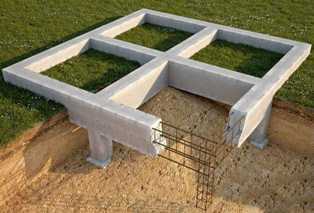 Устройство бетонных фундаментов для домов на слабых грунтах